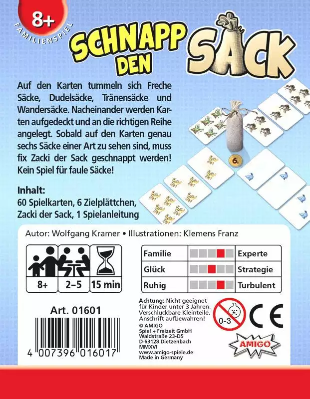 AMIGO Spiel Schnapp Den Sack (German Import) Board Games 2 AMIGO Spiel Schnapp Den Sack (German Import) Board Games