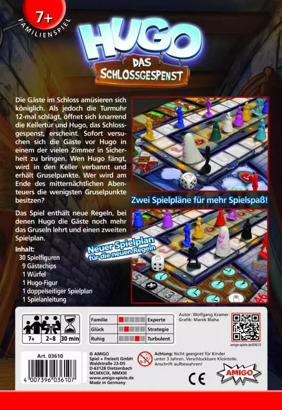 AMIGO Spiel + Freizeit GmbH Hugo: Das Schlossgespenst (aka Midnight Party) (German Import) 2 AMIGO Spiel + Freizeit GmbH Hugo: Das Schlossgespenst (aka Midnight Party) (German Import)