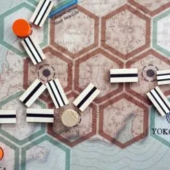 Hollandspiele Board Games Dual Gauge: Honshu & Wisconsin Maps