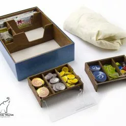 Gaming Trunk - Scottish Organizer For Isle Of Skye Board Game (Walnut)