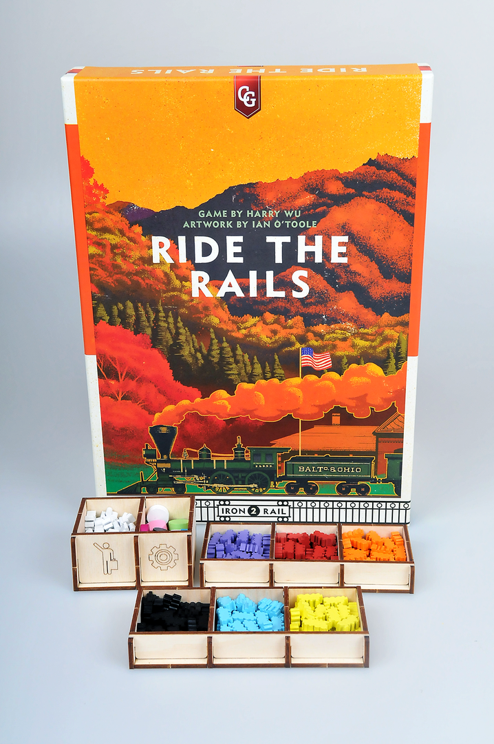 Meeple Realty - Ride The Train (Compatible With Ride The Rails) 1 Meeple Realty - Ride The Train (Compatible With Ride The Rails)