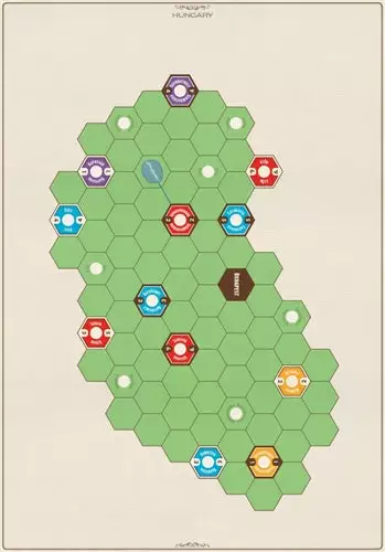 Eagle-Gryphon Games Board Games Age Of Steam Deluxe: Hungary & Finland Maps 2 Eagle-Gryphon Games Board Games Age Of Steam Deluxe: Hungary & Finland Maps