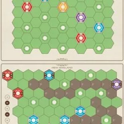 Eagle-Gryphon Games Age Of Steam Deluxe: New England/Pittsburgh & Switzerland Maps