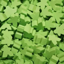 May 16-22, 2022 MeepleSource - Mini Meeples Pack (25 Pcs) - Lime Green