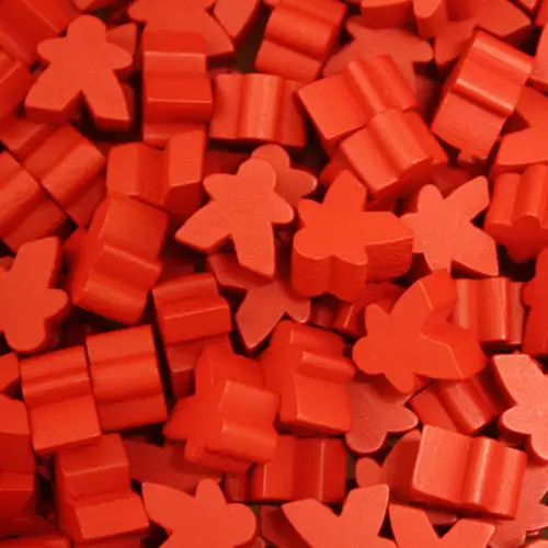 MeepleSource - Mini Meeples Pack (25 Pcs) - Red May 16-22, 2022 1 MeepleSource - Mini Meeples Pack (25 Pcs) - Red May 16-22, 2022