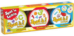 Blue Orange Games Spot It! Junior Spot’n Learn 3 Pack Board Games