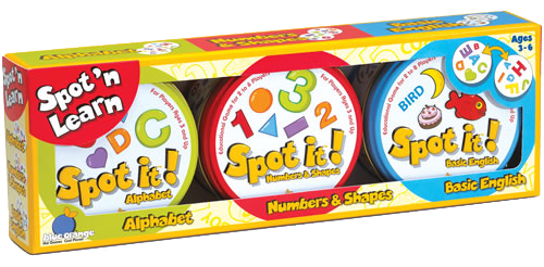 Blue Orange Games Spot It! Junior Spot’n Learn 3 Pack Board Games 1 Blue Orange Games Spot It! Junior Spot’n Learn 3 Pack Board Games