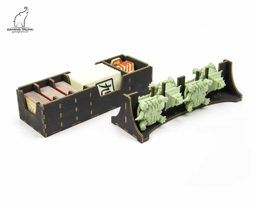 Gaming Trunk - Rising Star Organizer For Rising Sun™ KS Edition (Unstained) 4 Gaming Trunk - Rising Star Organizer For Rising Sun™ KS Edition (Unstained)