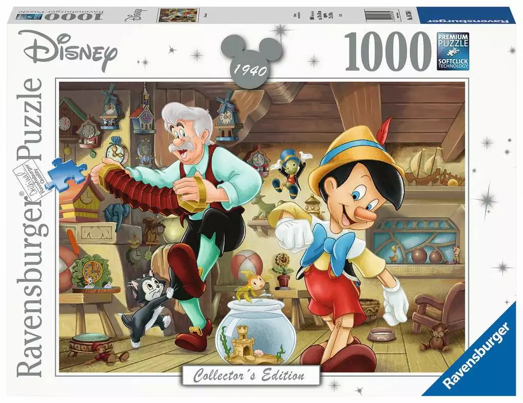 Puzzle - Ravensburger - Disney Collector's Edition: Pinocchio (1000 Pieces) 1 Puzzle - Ravensburger - Disney Collector's Edition: Pinocchio (1000 Pieces)