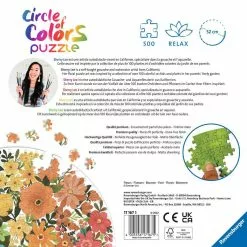 Puzzle - Ravensburger - Circle Of Colors - Flowers (500 Pieces) May 16-22, 2022 5 Puzzle - Ravensburger - Circle Of Colors - Flowers (500 Pieces) May 16-22, 2022