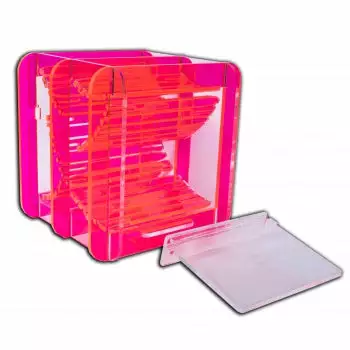 ADC Blackfire Entertainment GmbH Blackfire - Dice Container - Fluorescent Red 1 ADC Blackfire Entertainment GmbH Blackfire - Dice Container - Fluorescent Red