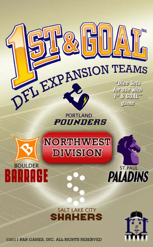 R&R Games Board Games 1st & Goal: Northwest Division 1 R&R Games Board Games 1st & Goal: Northwest Division