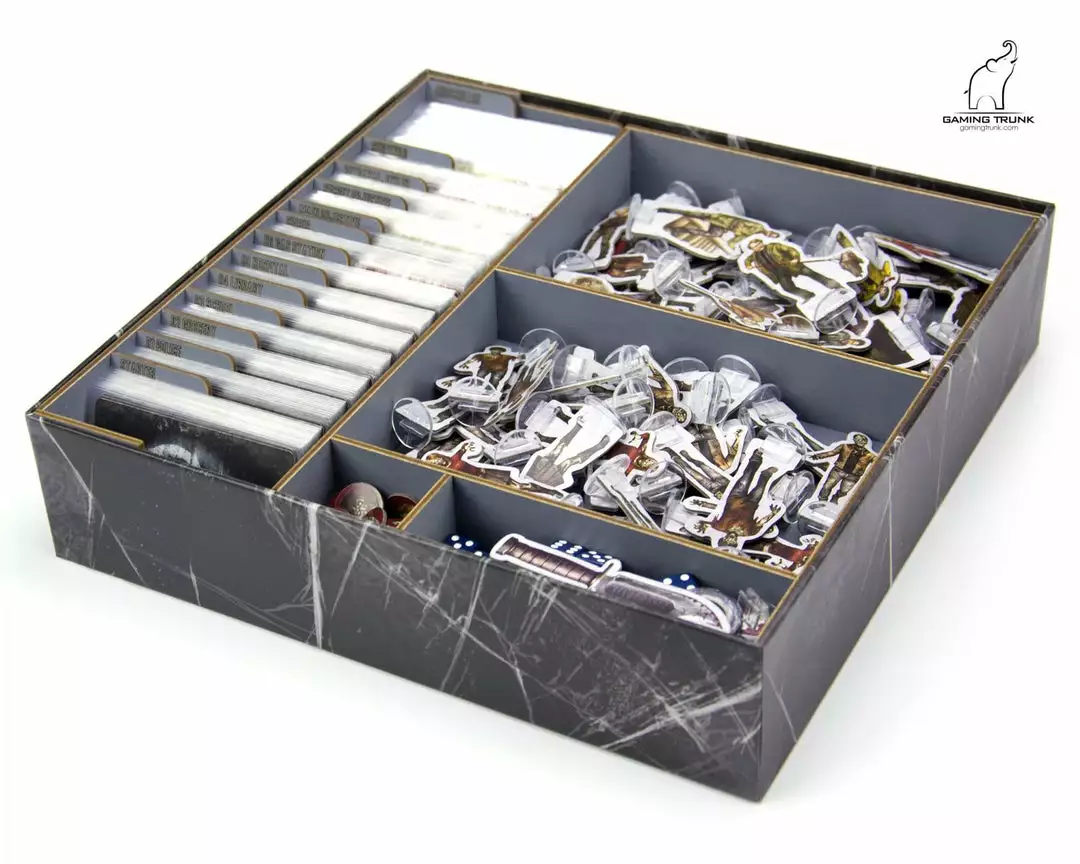 Gaming Trunk - Crossroads Organizer For Dead Of Winter: A Crossroads Game (Gray) 4 Gaming Trunk - Crossroads Organizer For Dead Of Winter: A Crossroads Game (Gray)
