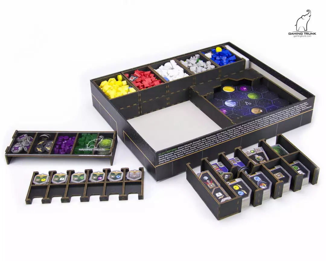 Gaming Trunk - Gaia Organizer For Gaia Project (Black) 6 Gaming Trunk - Gaia Organizer For Gaia Project (Black)