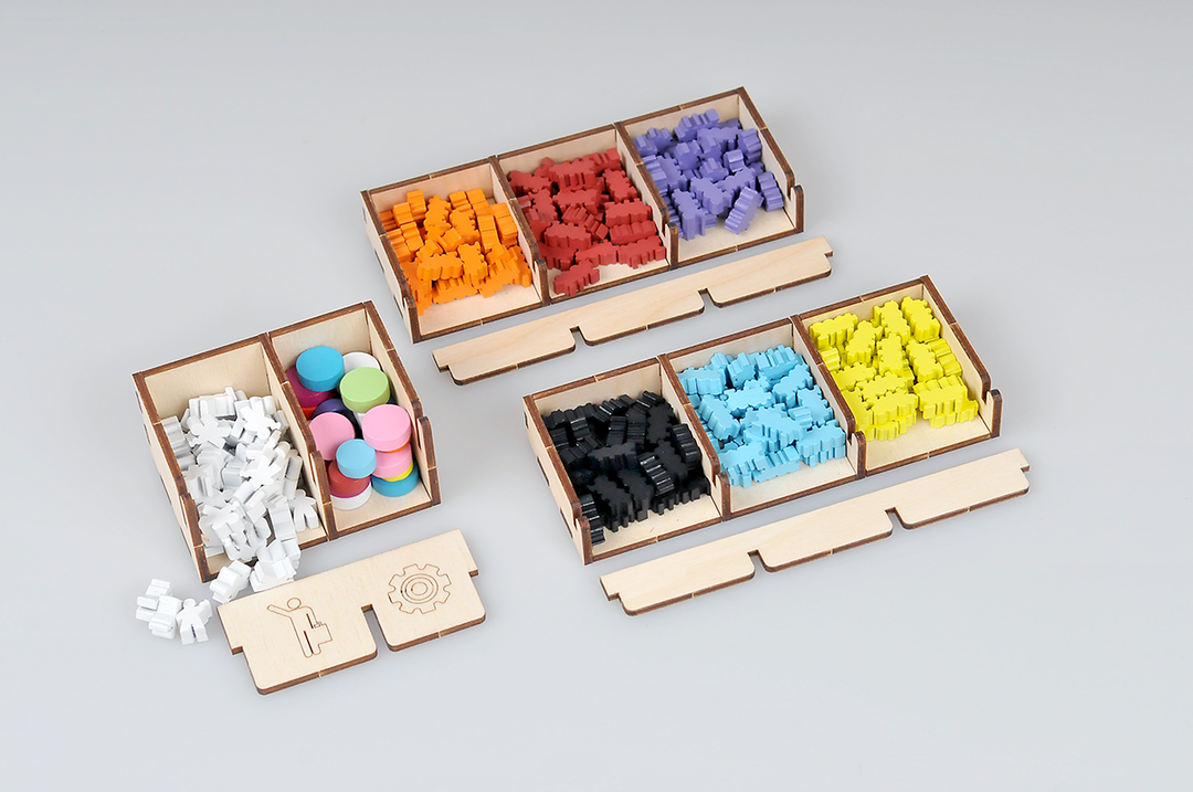 Meeple Realty - Ride The Train (Compatible With Ride The Rails) 4 Meeple Realty - Ride The Train (Compatible With Ride The Rails)