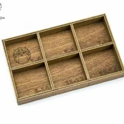 Gaming Trunk - Cave Organizer For Caverna (Walnut) 18 Gaming Trunk - Cave Organizer For Caverna (Walnut)