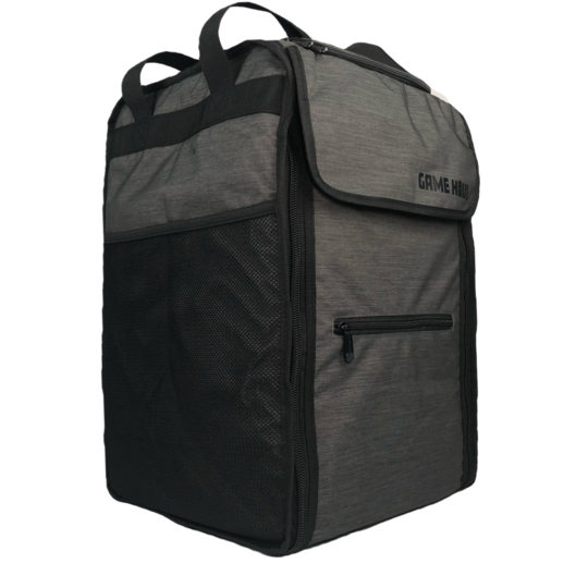 Top Shelf Fun Board Game Bags Game Haul Backpack: Medieval Gray 3 Top Shelf Fun Board Game Bags Game Haul Backpack: Medieval Gray