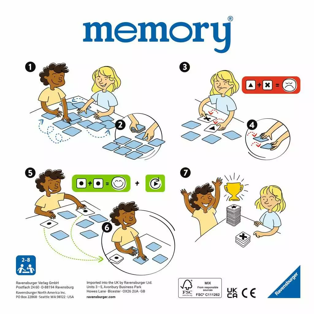 Ravensburger Memory - Animal Babies Large Memory Game Best Selling Children Games 2 Ravensburger Memory - Animal Babies Large Memory Game Best Selling Children Games