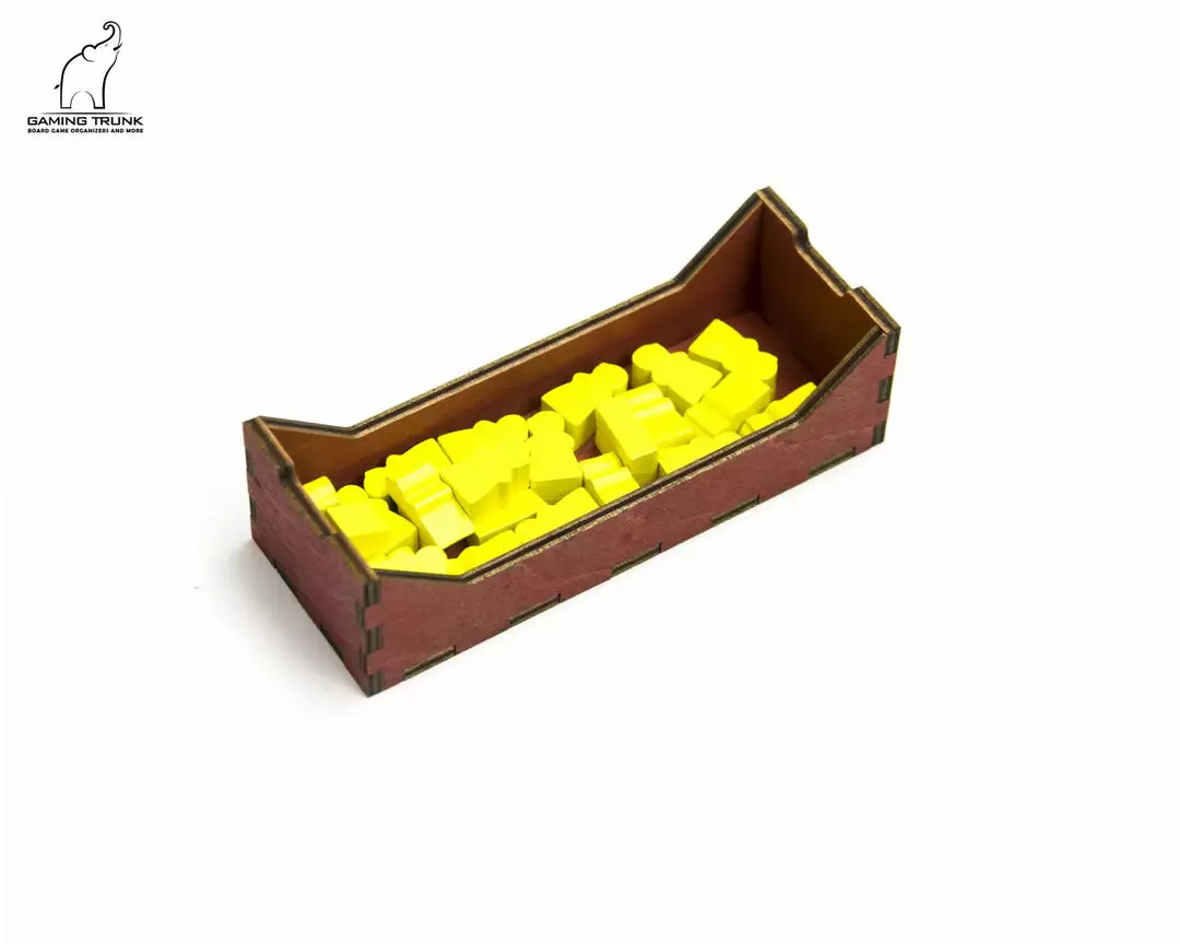 Gaming Trunk - Architects Organizer For Architects Of The West Kingdom (Natural Unstained) 11 Gaming Trunk - Architects Organizer For Architects Of The West Kingdom (Natural Unstained)