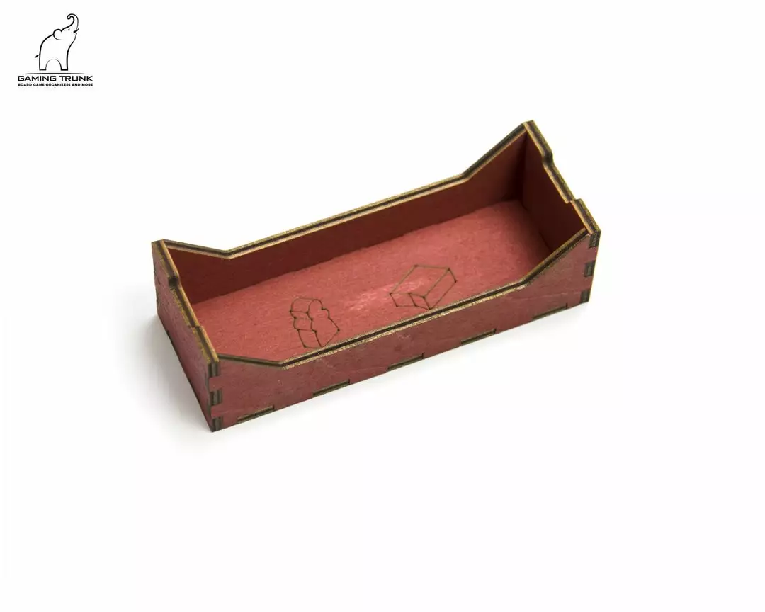 Gaming Trunk - Architects Organizer For Architects Of The West Kingdom (Natural Unstained) 12 Gaming Trunk - Architects Organizer For Architects Of The West Kingdom (Natural Unstained)