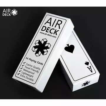 TipTop Things Board Games Air Deck Playing Cards - White 1 TipTop Things Board Games Air Deck Playing Cards - White