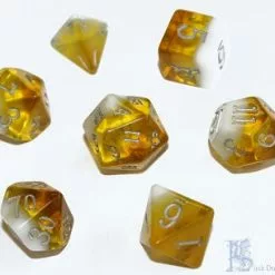 Little Dragon Corp Birthday Dice - November Citrine