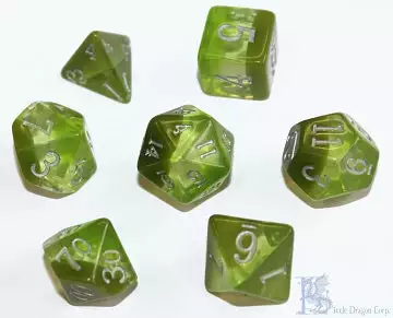 Little Dragon Corp Birthday Dice - August Peridot 1 Little Dragon Corp Birthday Dice - August Peridot