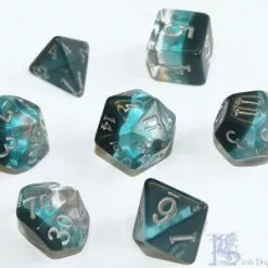 Little Dragon Corp Birthday Dice - December Zircon
