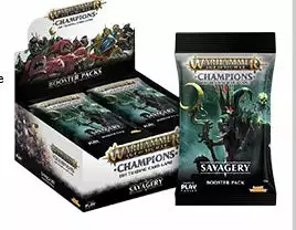 Games Workshop Board Games Warhammer: Age Of Sigmar Champions Savagery - Booster Box 1 Games Workshop Board Games Warhammer: Age Of Sigmar Champions Savagery - Booster Box