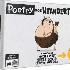 Exploding Kittens Poetry For Neanderthals Board Games