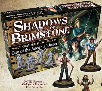 Flying Frog Productions Board Games Shadows Of Brimstone: City Of The Ancients - Alt Gender Hero Pack 1 Flying Frog Productions Board Games Shadows Of Brimstone: City Of The Ancients - Alt Gender Hero Pack