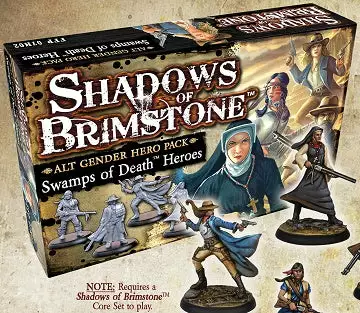 Flying Frog Productions Shadows Of Brimstone: Swamps Of Death - Alt Gender Hero Pack 1 Flying Frog Productions Shadows Of Brimstone: Swamps Of Death - Alt Gender Hero Pack