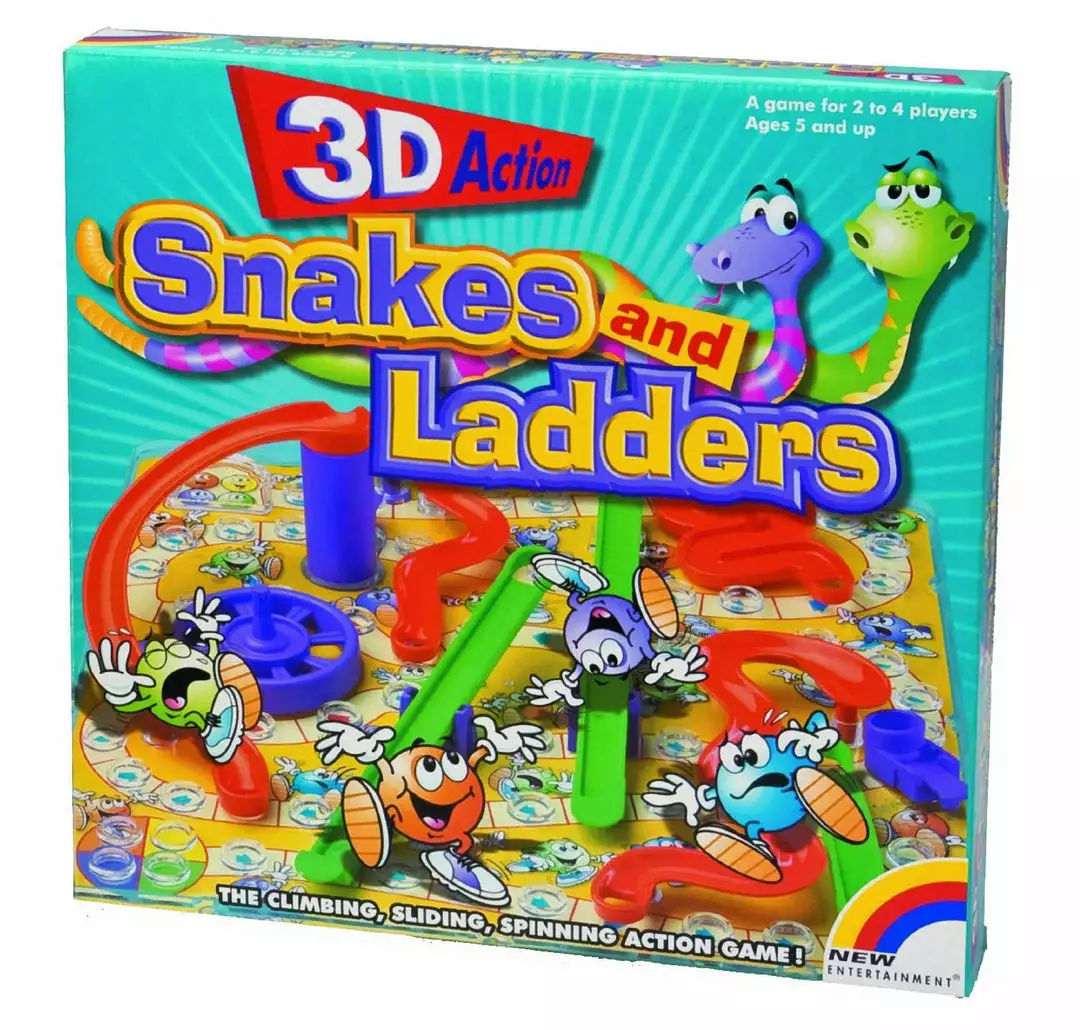 Dorcy Irwin 3D Action Snakes And Ladders Board Games 1 Dorcy Irwin 3D Action Snakes And Ladders Board Games