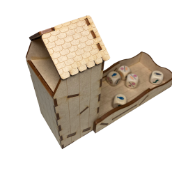 Go7 Gaming - DT-002 Engraved Dice Tower For Wingspan