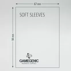 Jun 20-26, 2022 Gamegenic - Soft Sleeves (100ct)