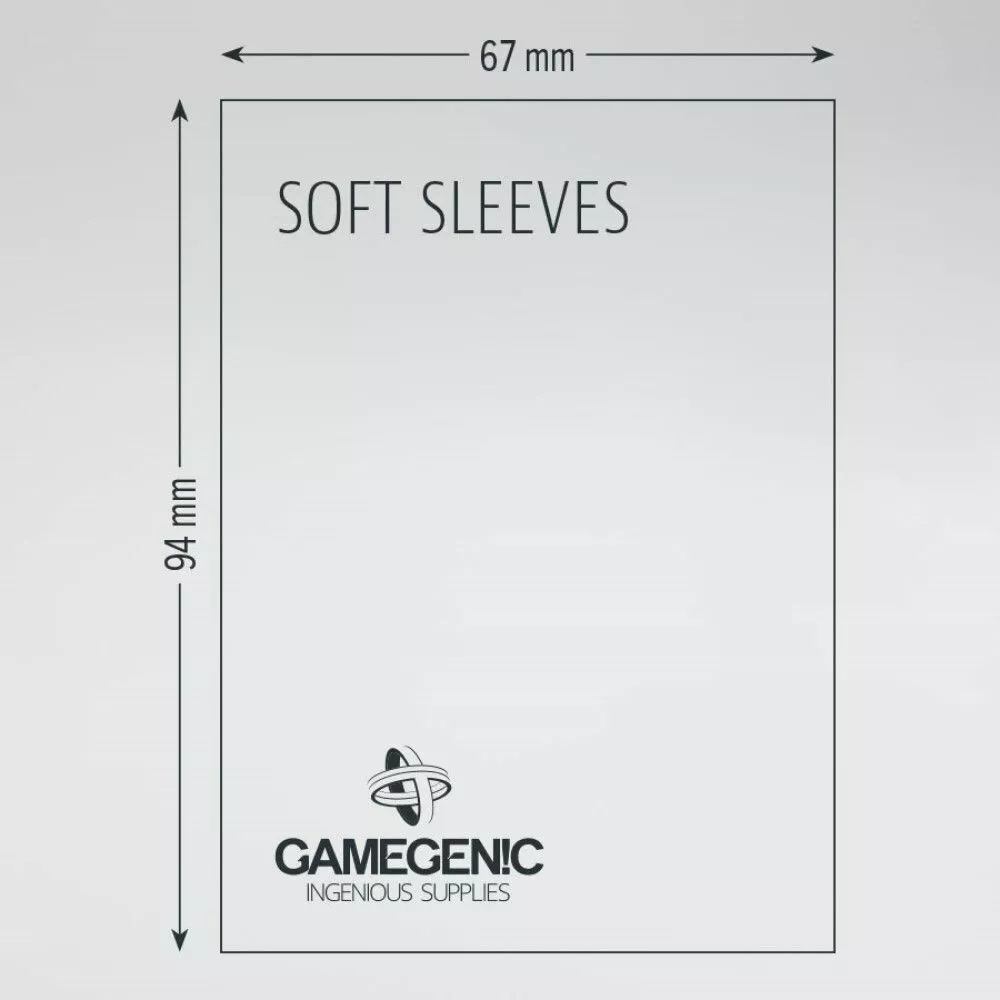 Jun 20-26, 2022 Gamegenic - Soft Sleeves (100ct) 2 Jun 20-26, 2022 Gamegenic - Soft Sleeves (100ct)