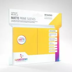 Gamegenic - Matte Prime Sleeves - Yellow (100ct) Jun 27-Jul 3, 2022