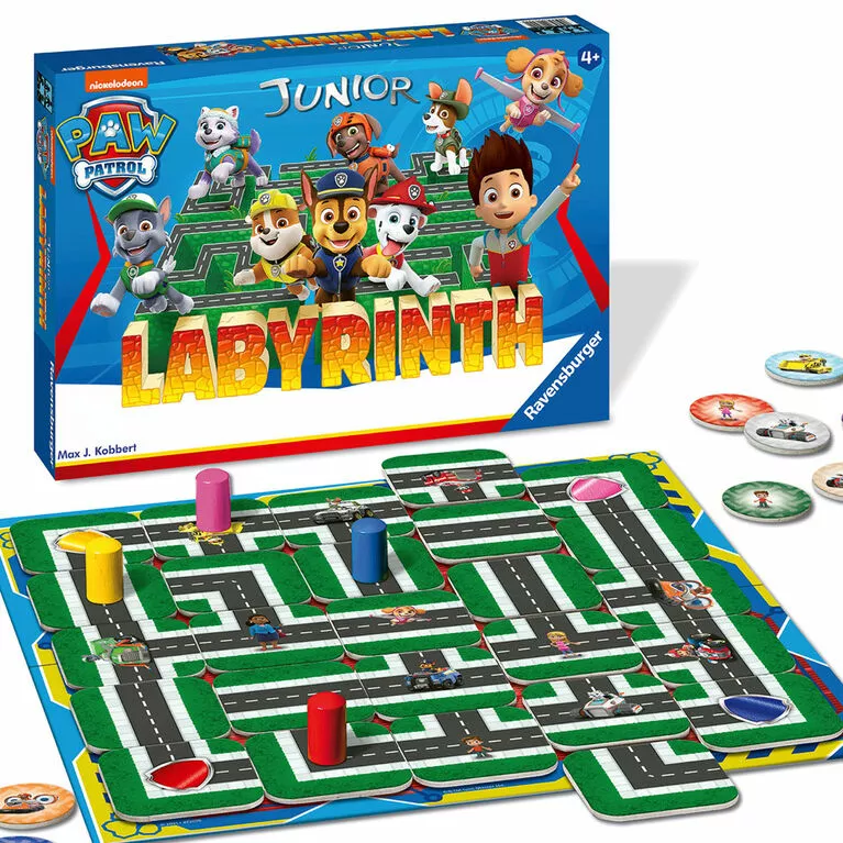 Ravensburger Board Games Paw Patrol Junior Labyrinth - The Moving Maze Game 1 Ravensburger Board Games Paw Patrol Junior Labyrinth - The Moving Maze Game