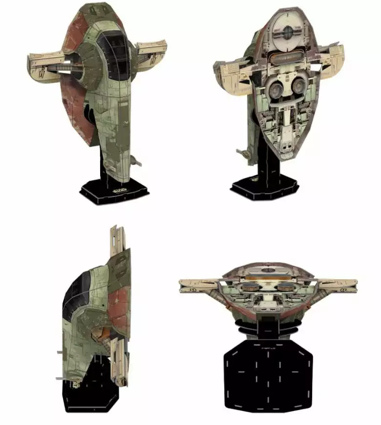 4D Puzz Accessories 3D Puzzle: Star Wars: The Mandalorian: Boba Fett's Starfighter 2 4D Puzz Accessories 3D Puzzle: Star Wars: The Mandalorian: Boba Fett's Starfighter