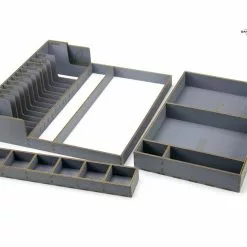 Gaming Trunk - Crossroads Organizer For Dead Of Winter: A Crossroads Game (Gray)