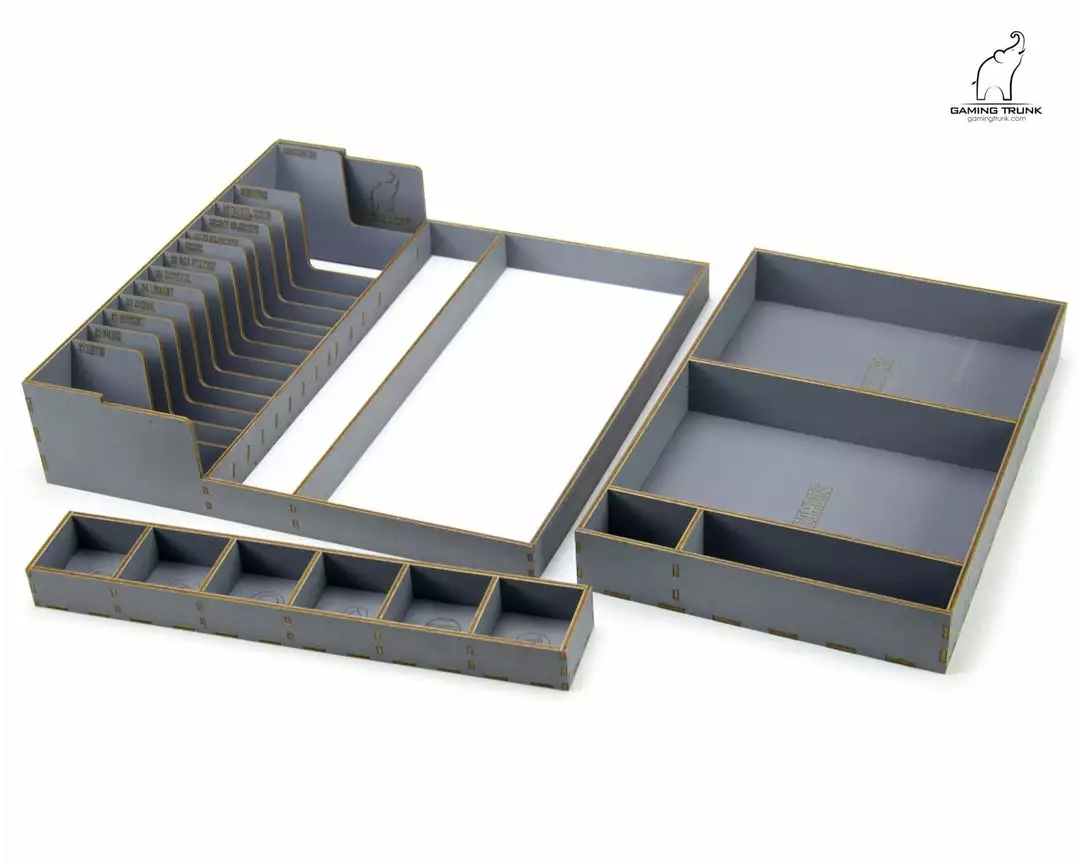 Gaming Trunk - Crossroads Organizer For Dead Of Winter: A Crossroads Game (Gray) 2 Gaming Trunk - Crossroads Organizer For Dead Of Winter: A Crossroads Game (Gray)