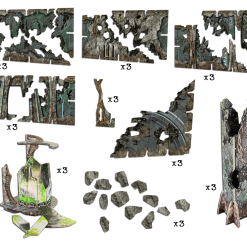 Battle Systems Ltd Battle Systems Scifi Terrain Trader Encampment Core Set (Import)