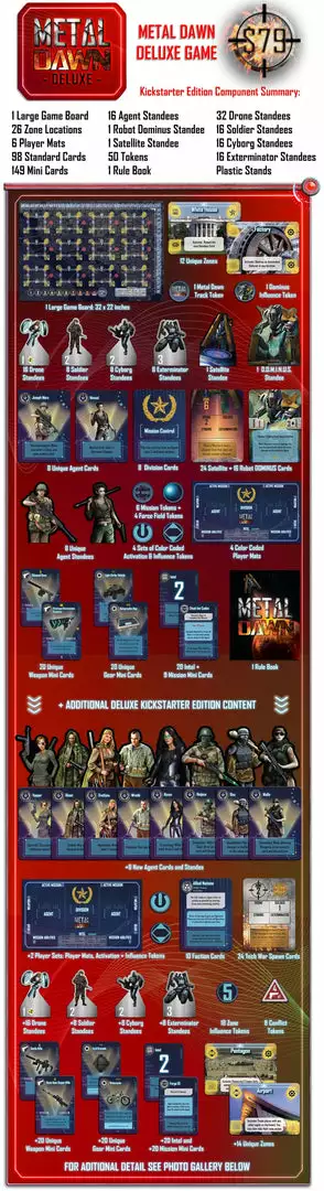 Everything Epic Games Metal Dawn (Kickstarter Deluxe Edition) Board Games 2 Everything Epic Games Metal Dawn (Kickstarter Deluxe Edition) Board Games