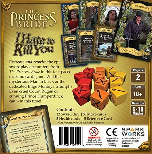 Game Salute Board Games The Princess Bride: I Hate To Kill You (Second Edition) 2 Game Salute Board Games The Princess Bride: I Hate To Kill You (Second Edition)