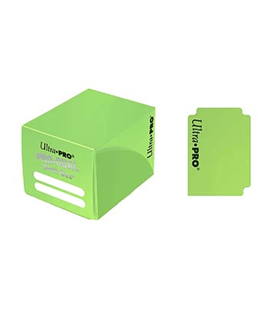 Ultra PRO Deck Boxes Ulra Pro - PRO Dual Small Light Green Deck Box (120) 1 Ultra PRO Deck Boxes Ulra Pro - PRO Dual Small Light Green Deck Box (120)