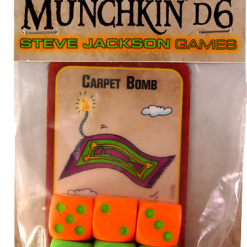 Steve Jackson Games Board Games '+6 Bag O' Radioactive Munchkin D6