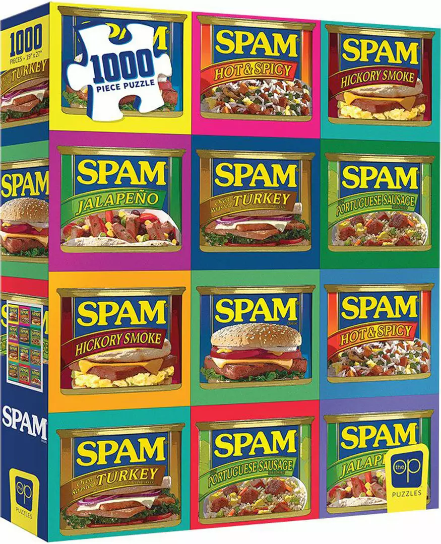 Puzzle - USAopoly - Spam: “Don't Knock It 'Til You'Ve Fried It” (1000 Pieces) 1 Puzzle - USAopoly - Spam: “Don't Knock It 'Til You'Ve Fried It” (1000 Pieces)