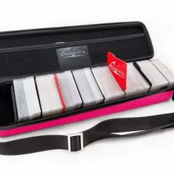 Board Game Bags Quiver Time - Portable Game Card Carrying Case (Pink)