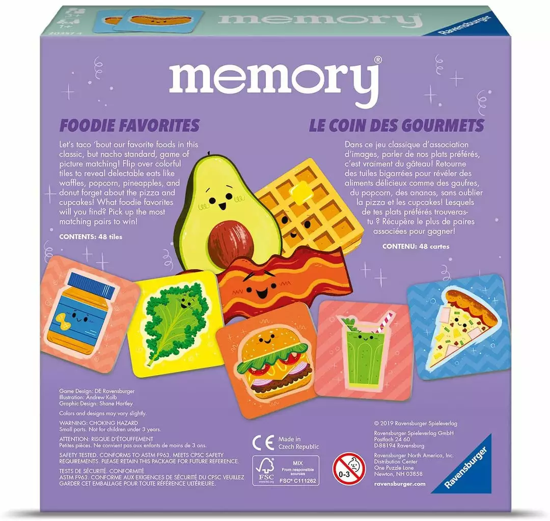 Ravensburger Memory - Foodie Favorites 6 Ravensburger Memory - Foodie Favorites
