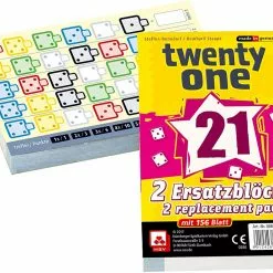 Nürnberger-Spielkarten-Verlag Twenty One - Score Pad (German Import) Board Games